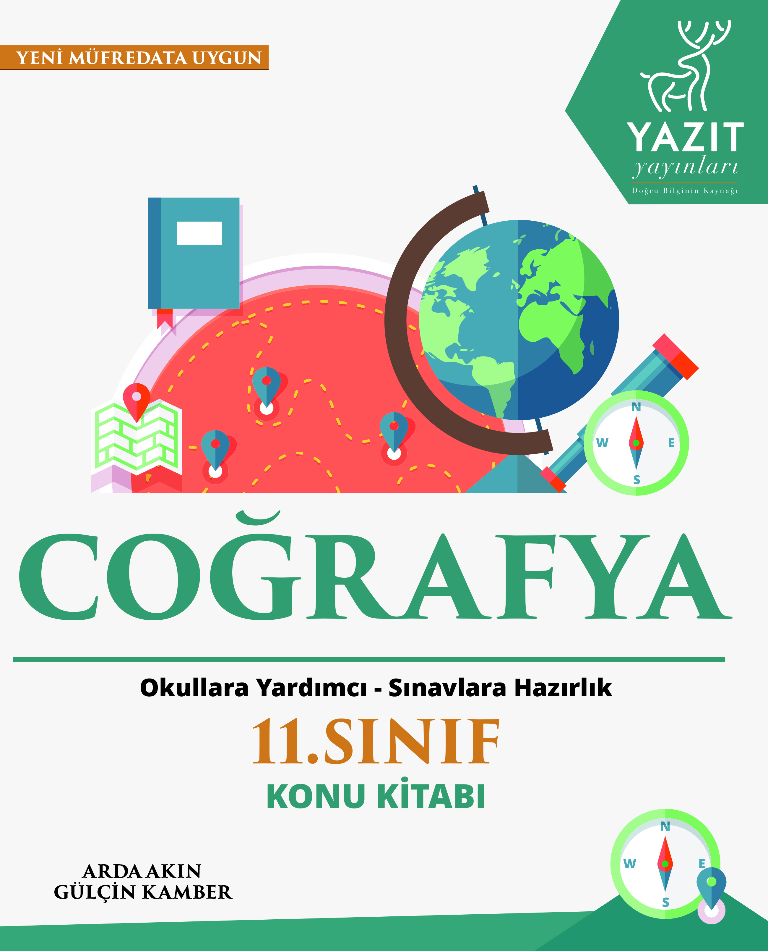 11. Sınıf Coğrafya Konu Kitabı kapak görseli